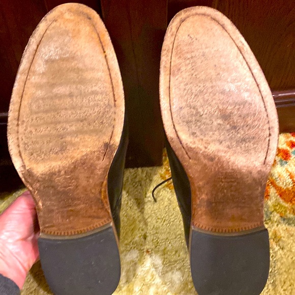 Men’s J. Murphy by Johnston and Murphy, black leather tie Oxford - Picture 8 of 8